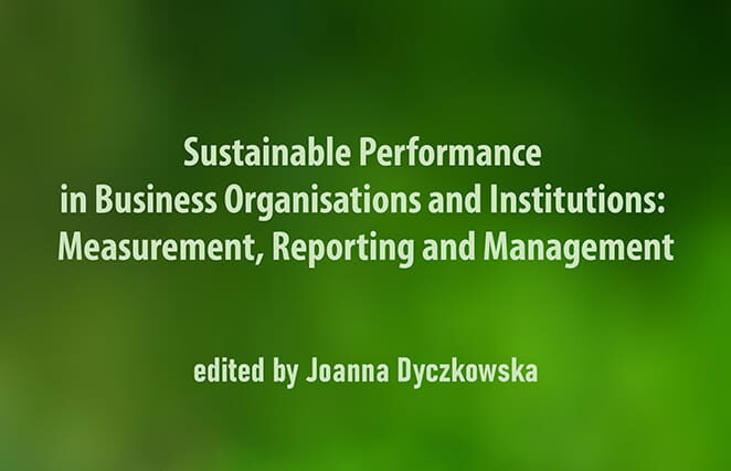 Monografia „Sustainable Performance in Business Organisations and Institutions”