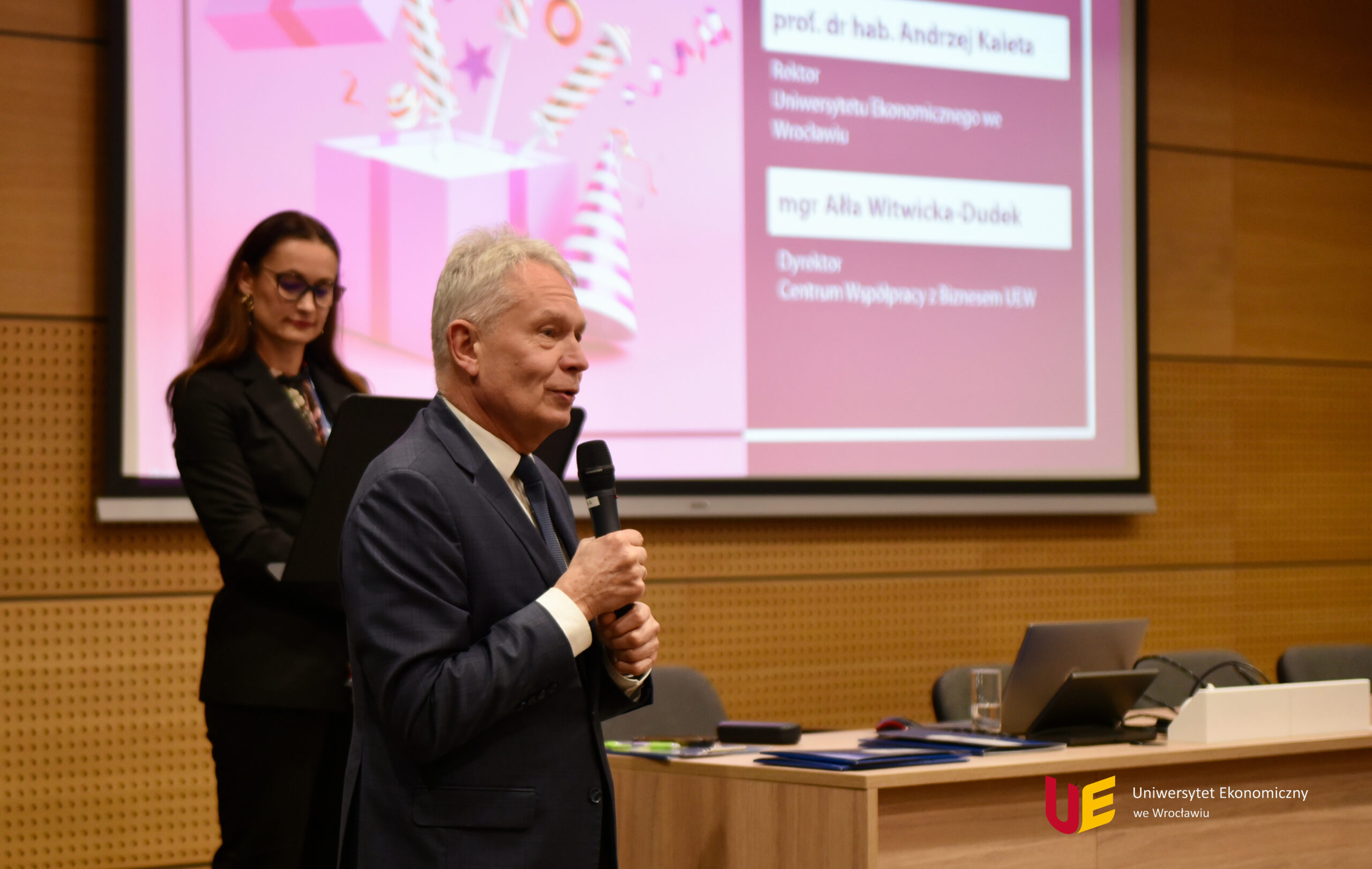 Inauguracja 14. edycji Programu „Mentoring dla Studentów UEW” Rektor UEW Andrzej Kaleta 