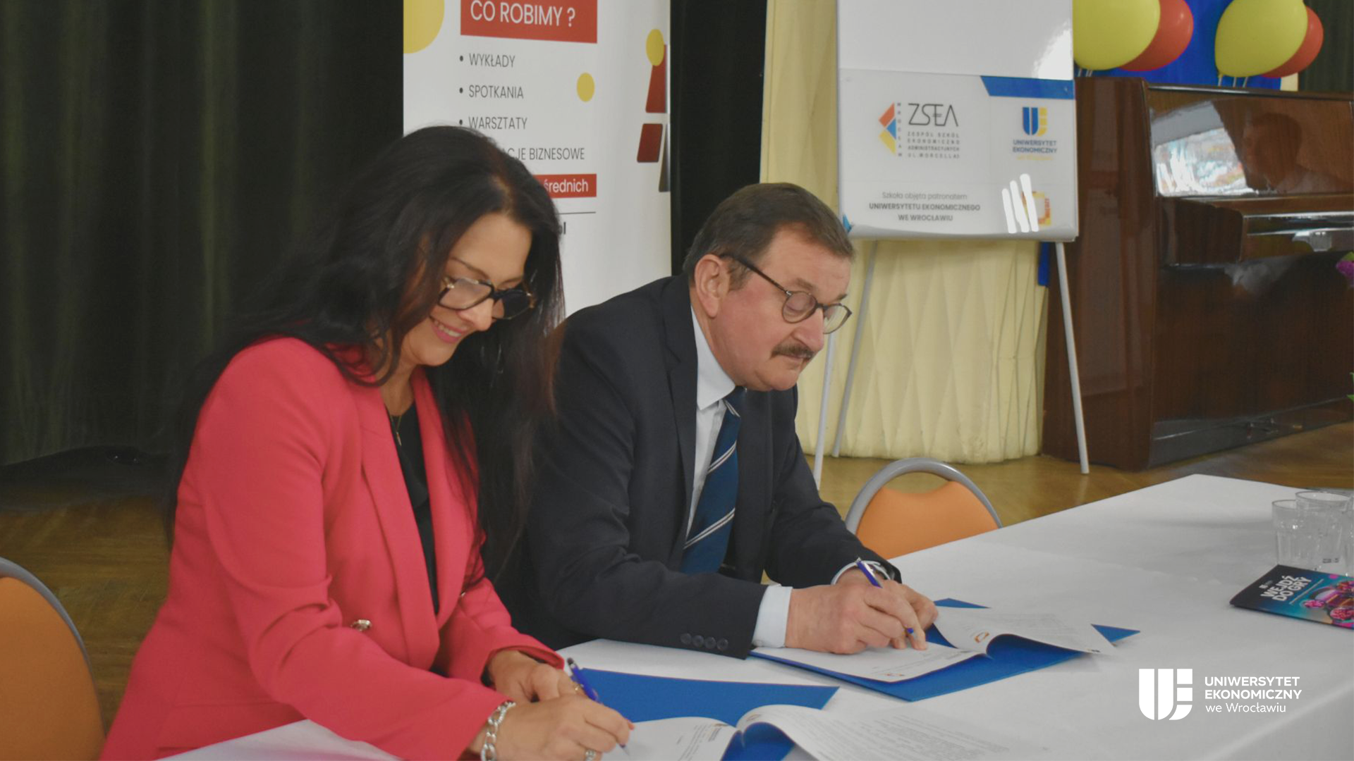 Podpisanie umowy patronackiej UEW