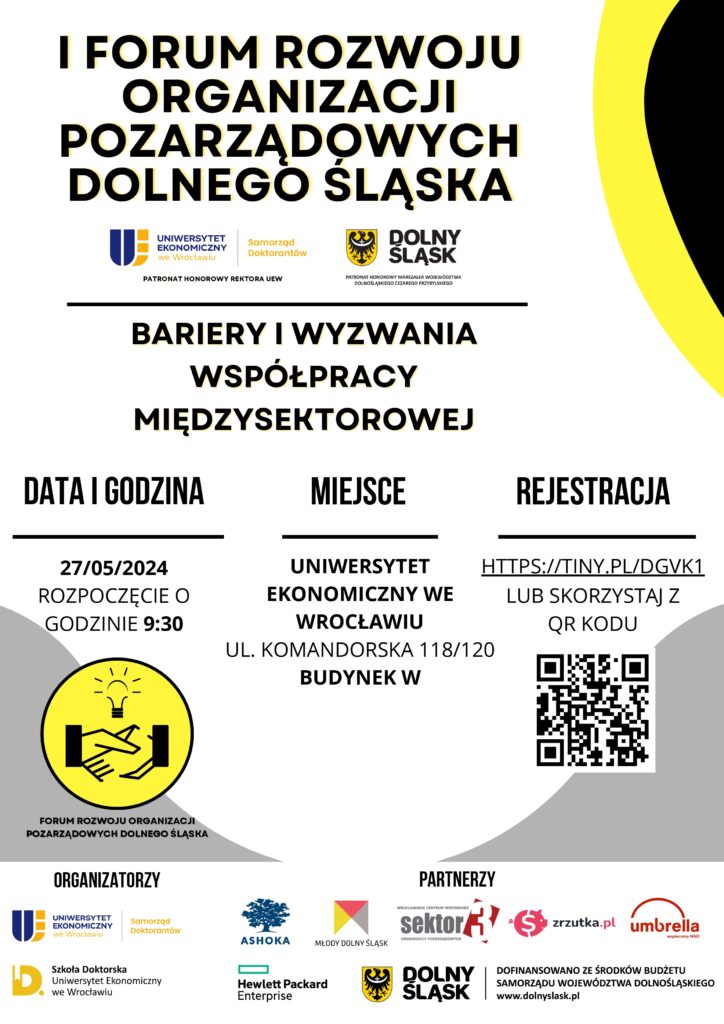 I Forum Rozwoju Organizacji Pozarządowych Dolnego Śląska. UEW