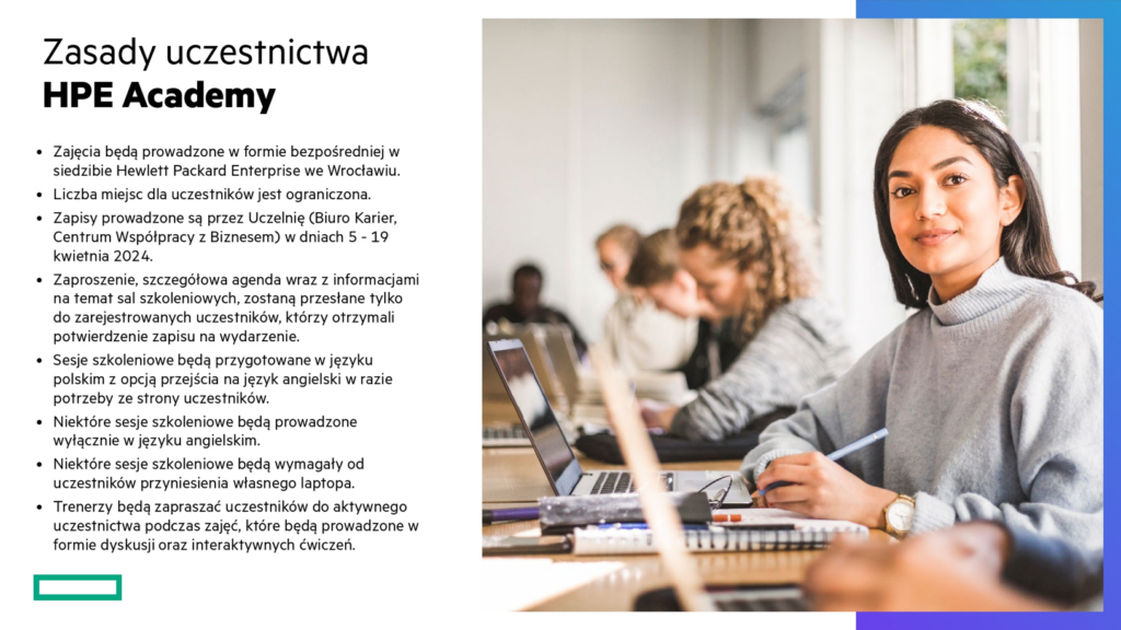 zapisy do 10. edycji Programu HPE Academy