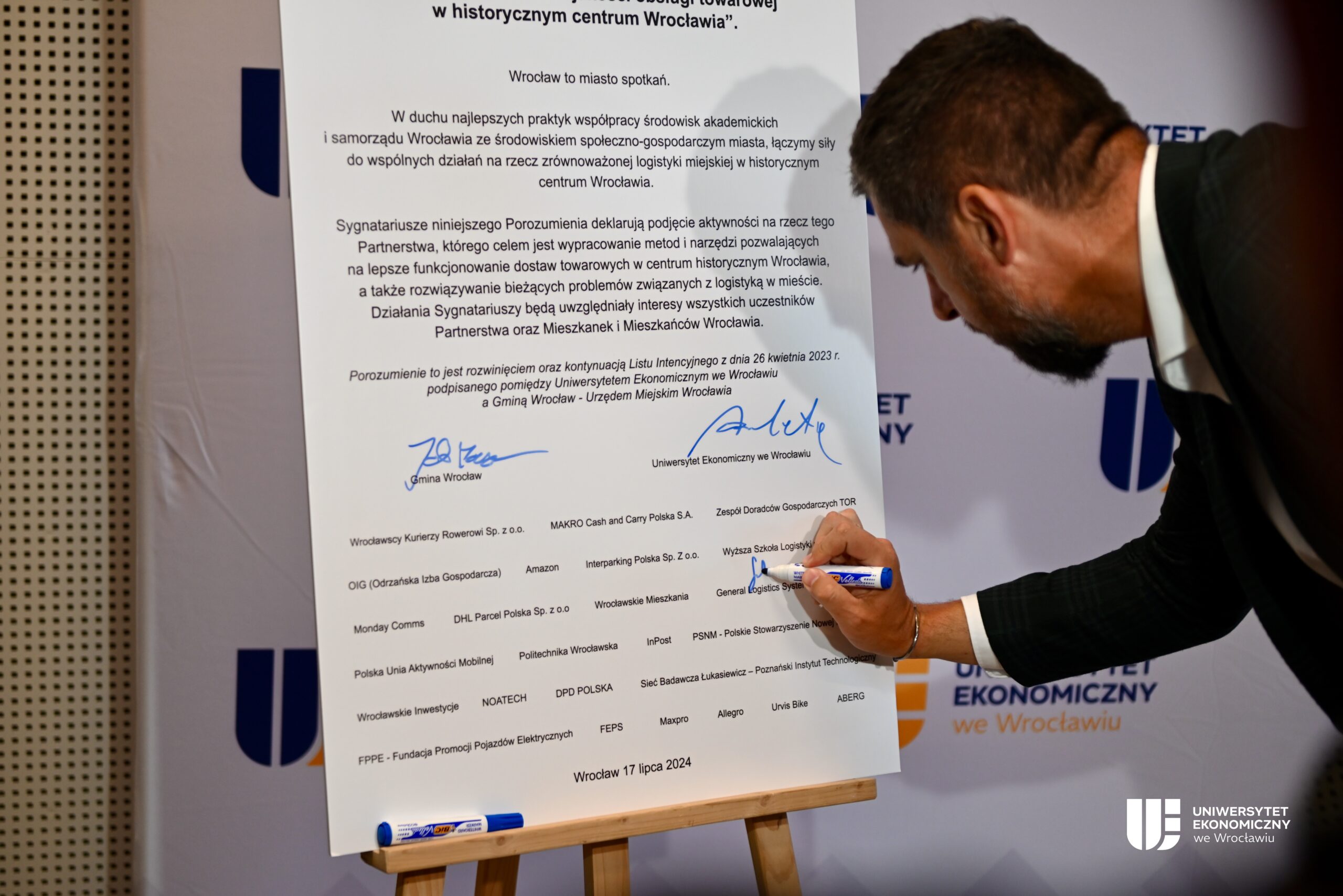 Partnerstwo na rzecz jakości obsługi towarowej w historycznym centrum miasta Wrocław UEW