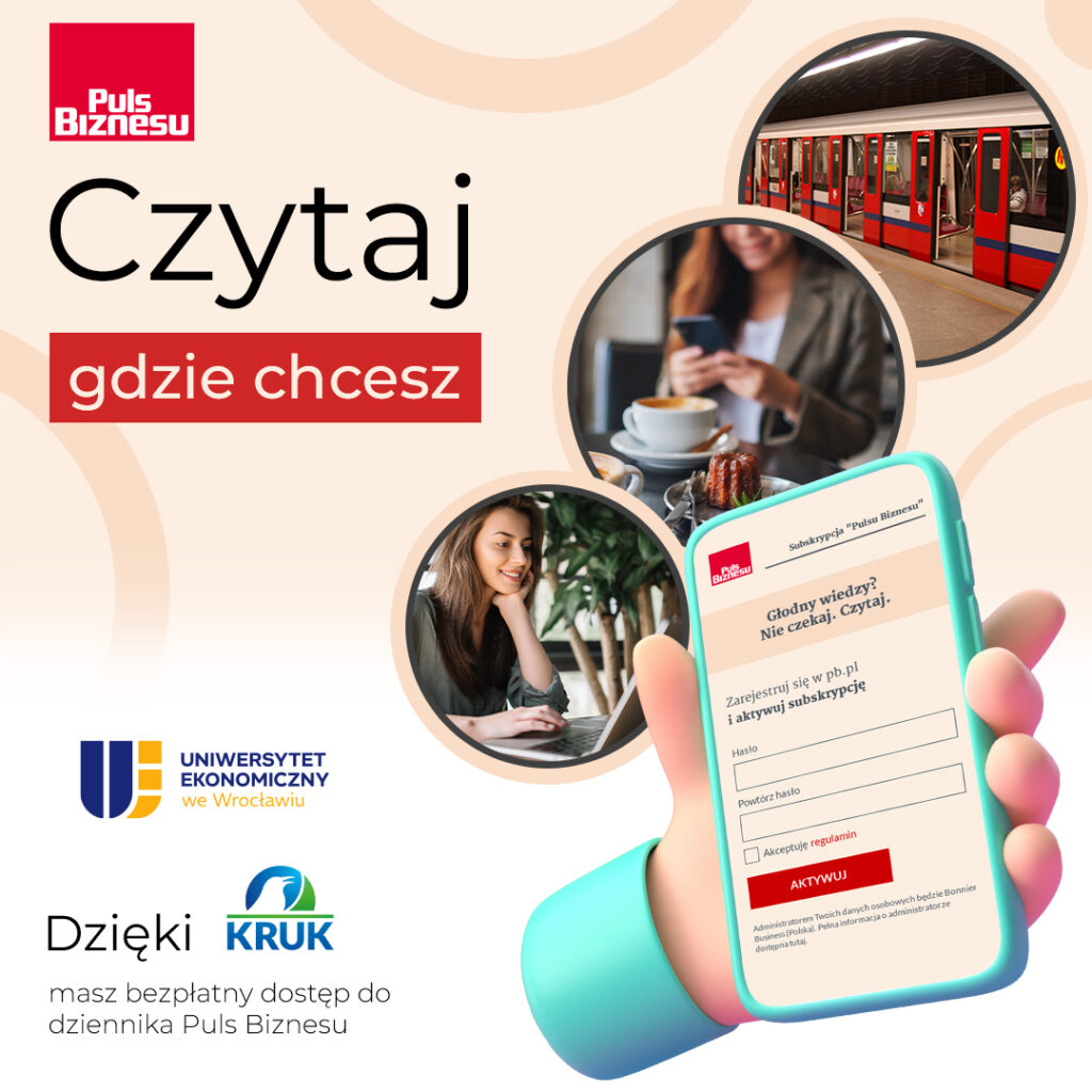 dostęp do Pulsu Biznesu dla studentów i pracowników UEW