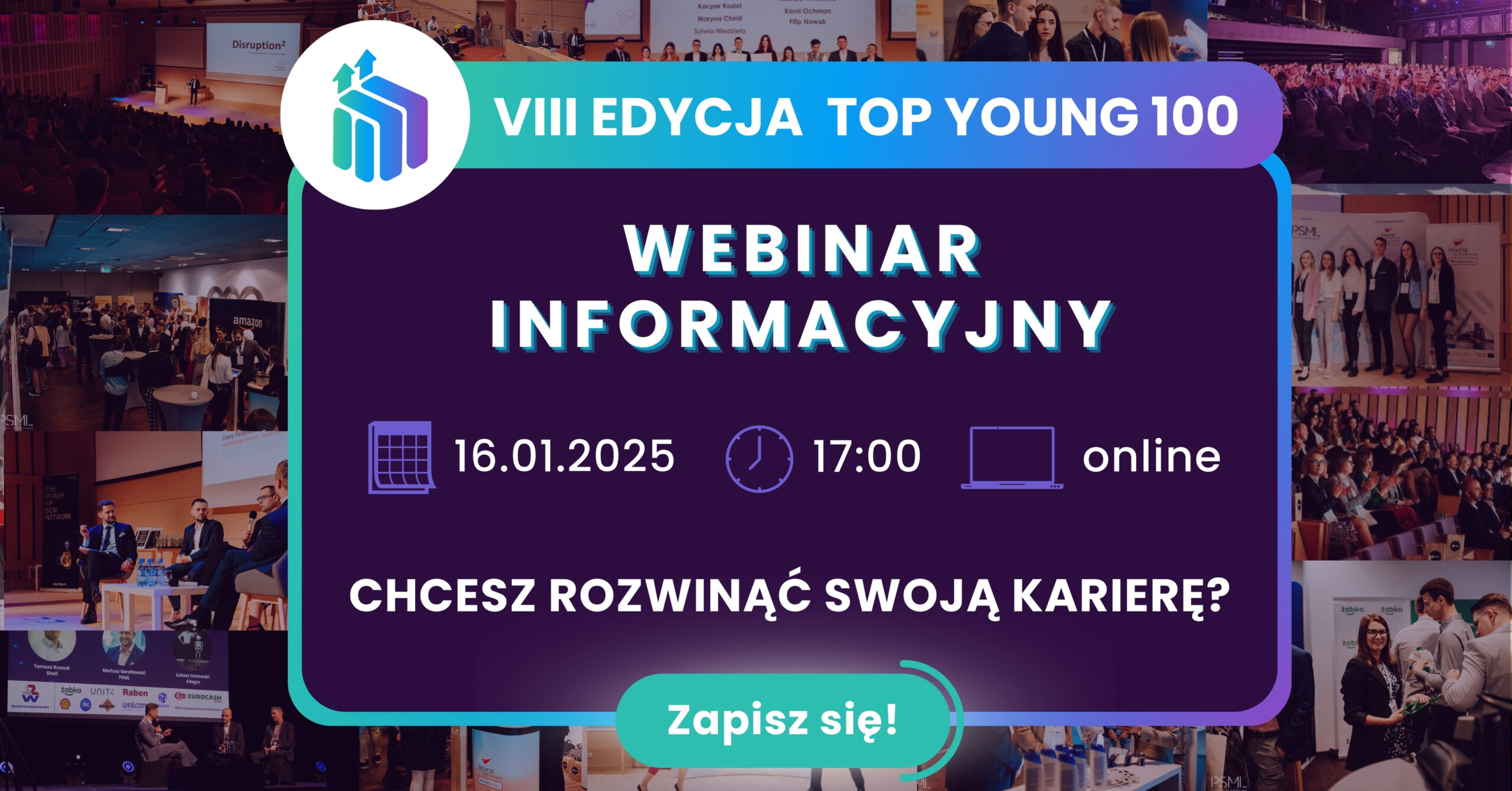 Rekrutacja do Programu Top Young 100 plakat
