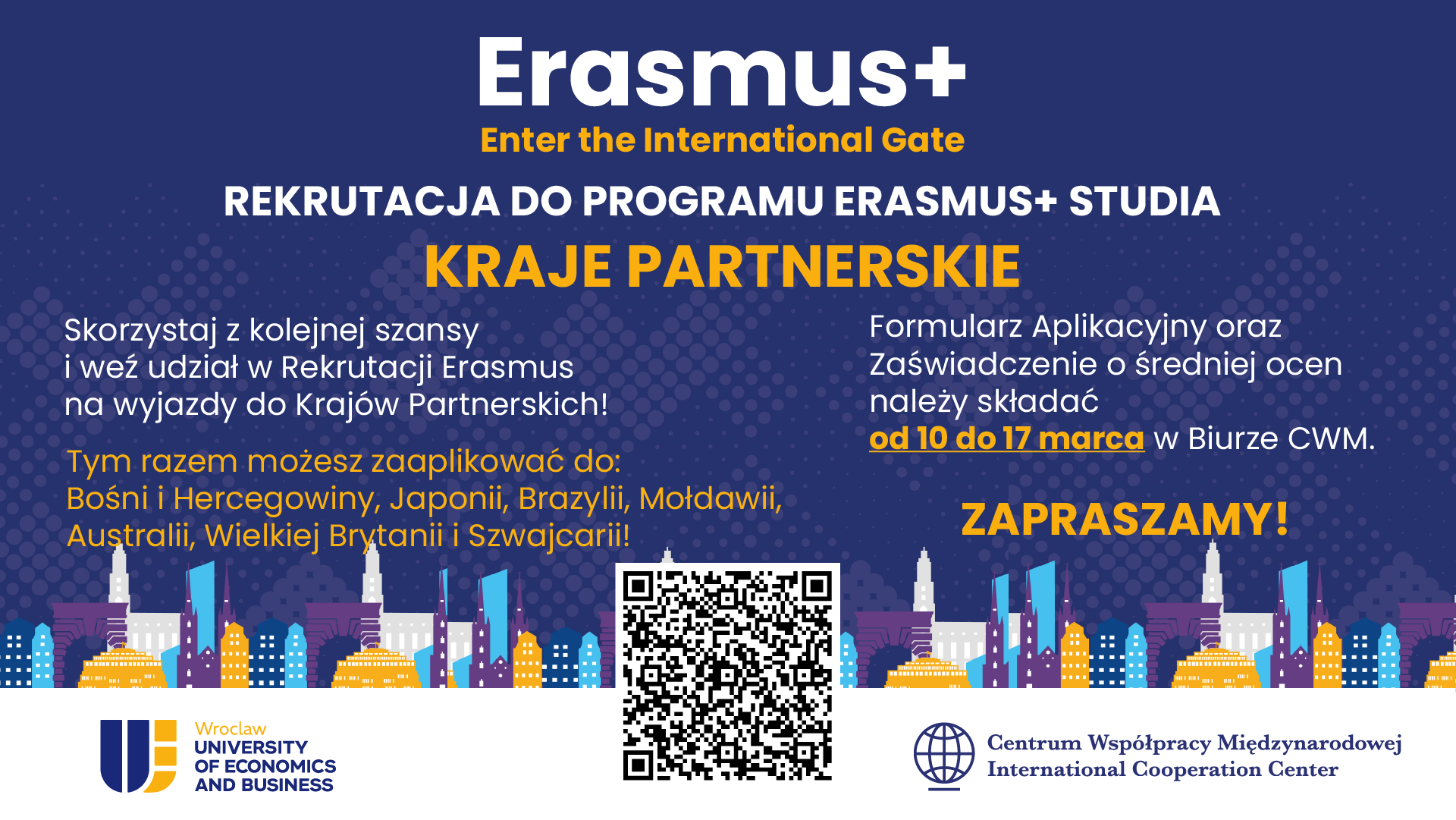 Rekrutacja do Programu Erasmus+ UEW