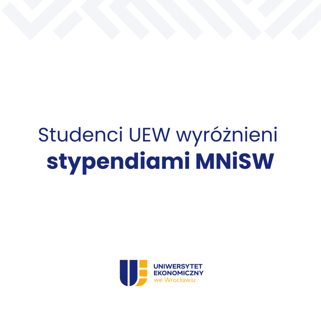 Studenci UEW wyróżnieni stypendiami MNiSW