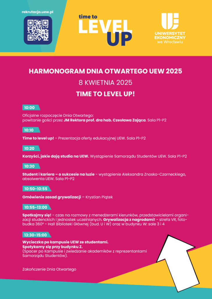 Dzień Otwarty na UEW Agenda