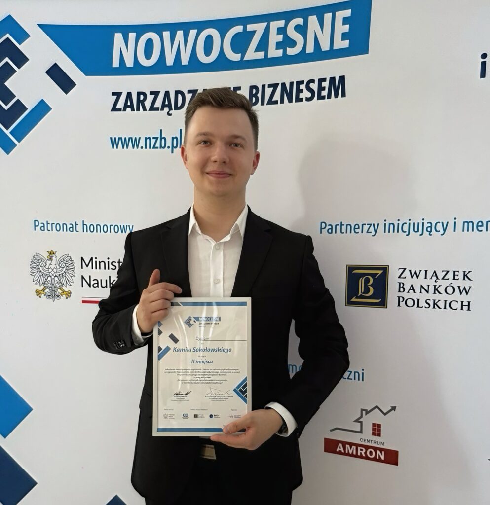 Kamil Sokołowski student UEW