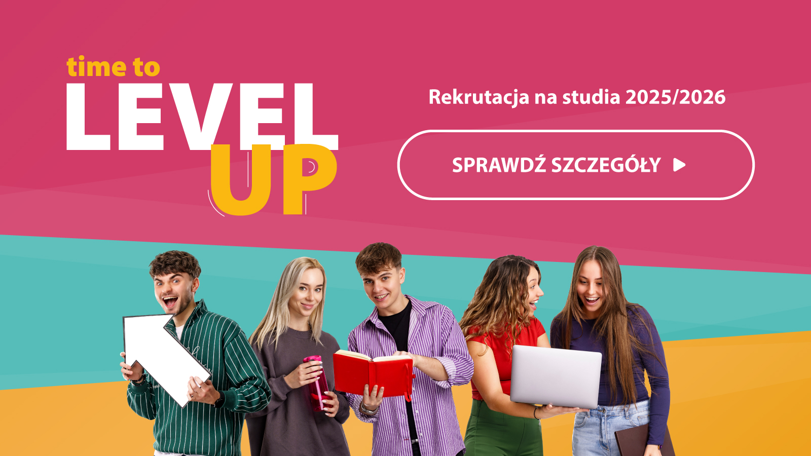 Rekrutacja na studia 2025, sprawdź szczegóły, time to level up