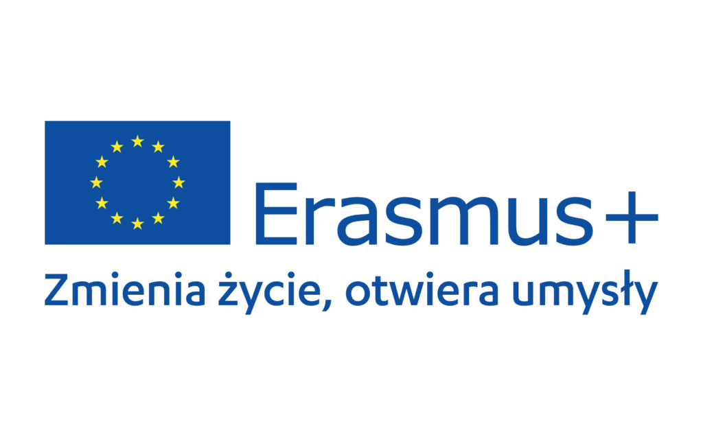 logo Erasmus+ Zmienia życie, otwiera umysły