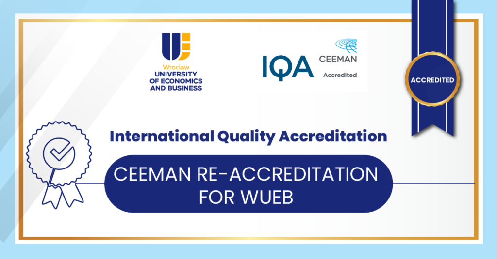 iqa ceeman reaccreditation wroclaw university of economics and business