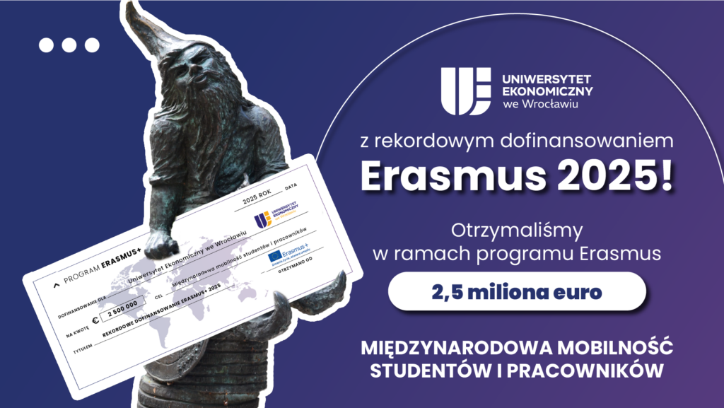 UEW z rekordowym dofinansowaniem Erasmus 2025