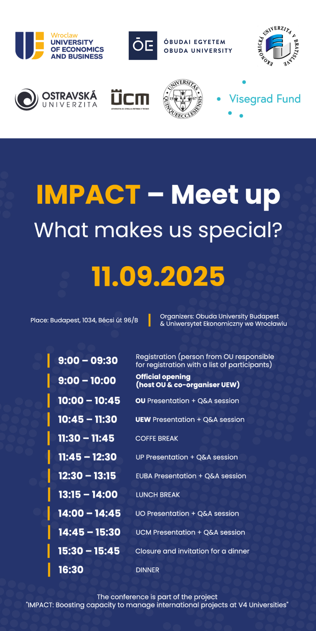 IMPACT: Meet-up, KONFERENCJA uew