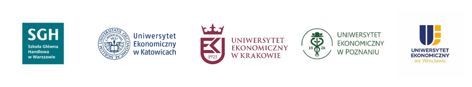logo: SGH, UE w Katowicach, UEK, UE w Poznaniu, UEW
