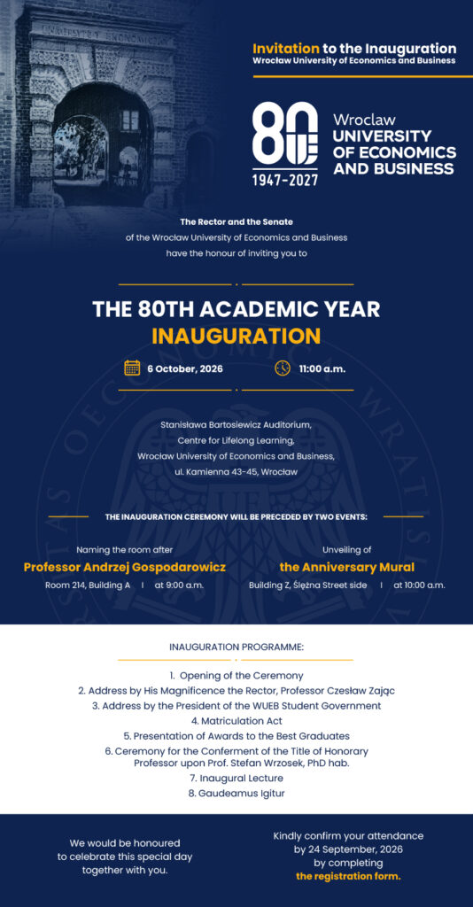 Inauguration of the 2026/2027 Academic Year