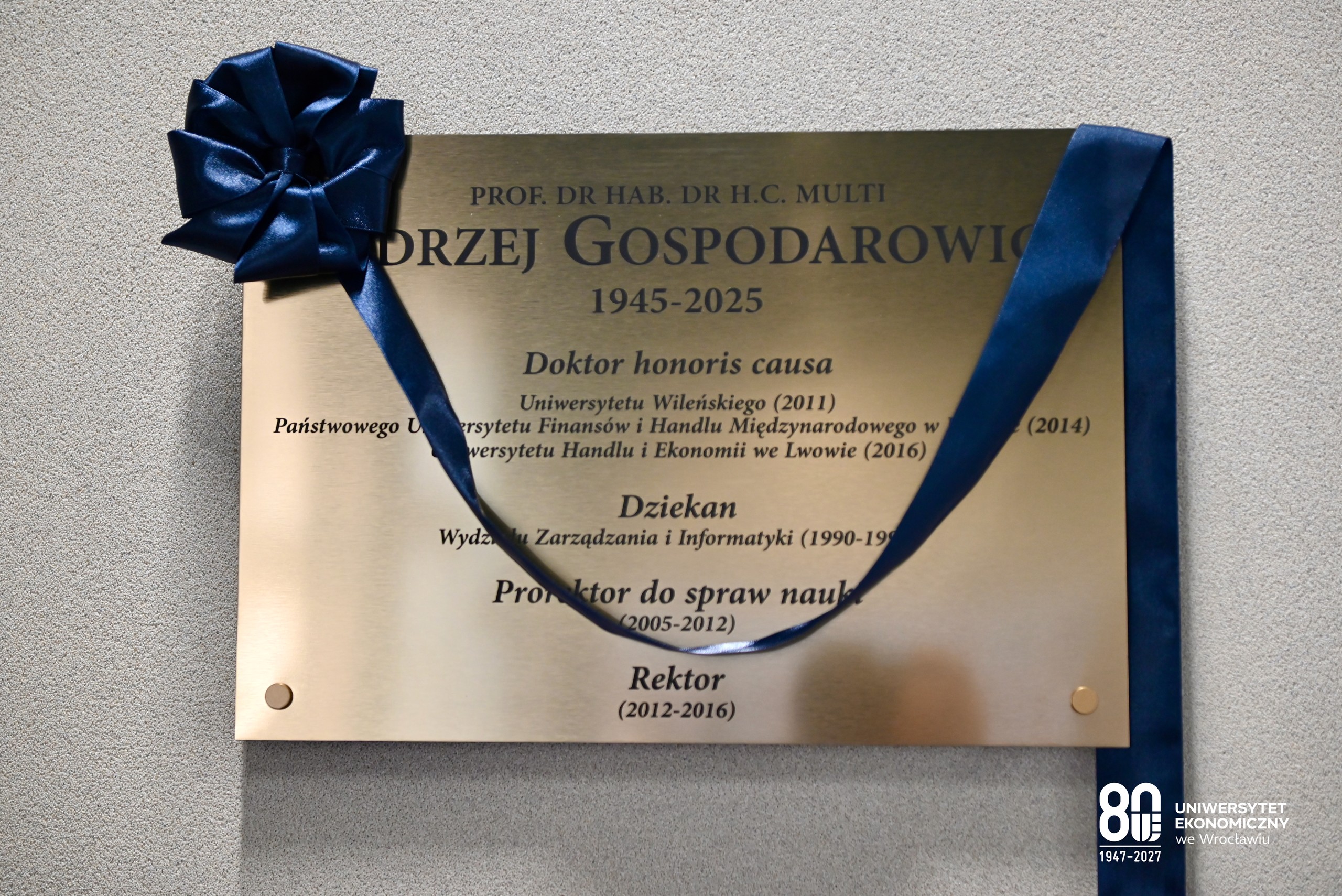 Inauguracja roku akademickiego 2026/2027 – nadanie imienia Sali im. Andrzeja Gospodarowicza